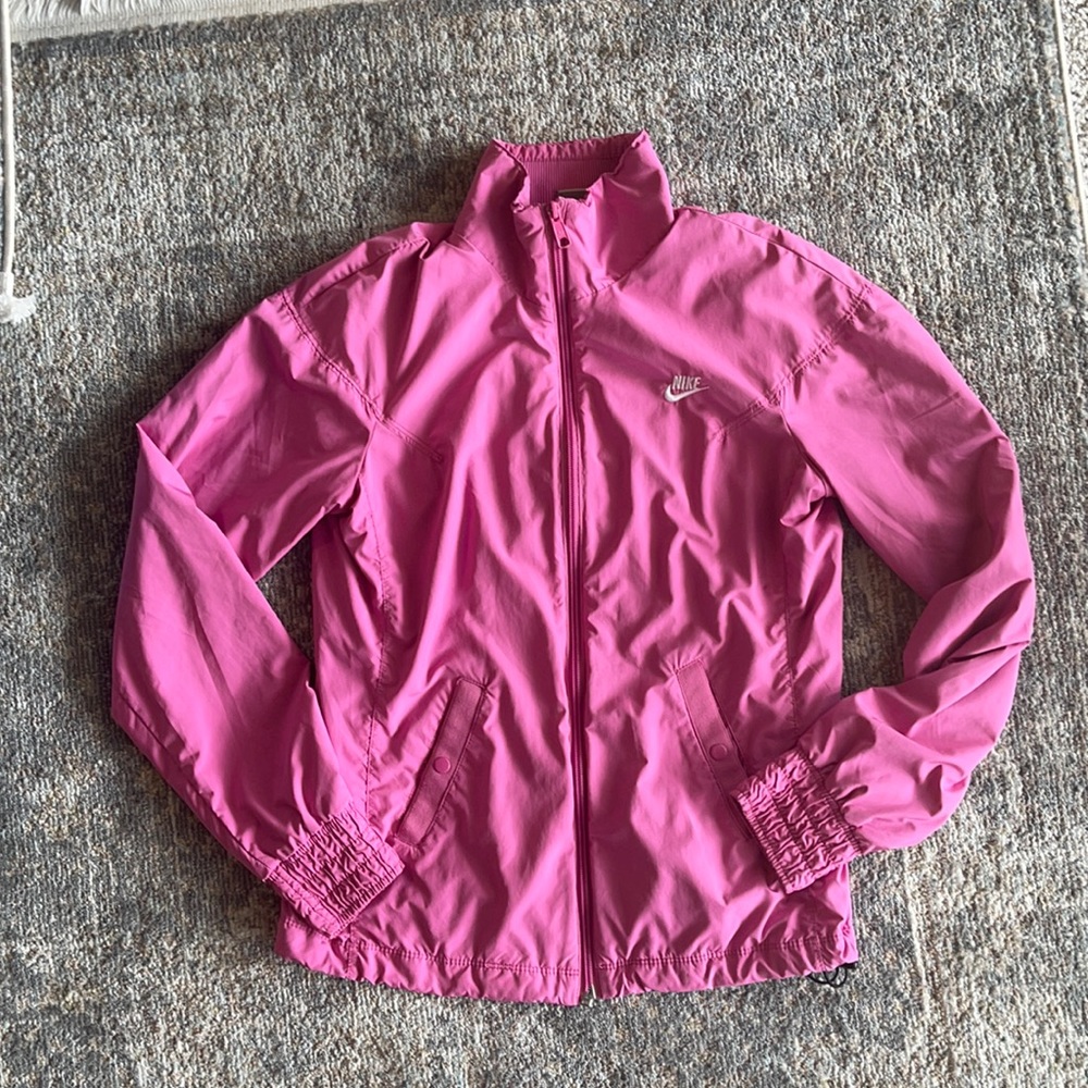 💕Pink Nike windbreaker size S